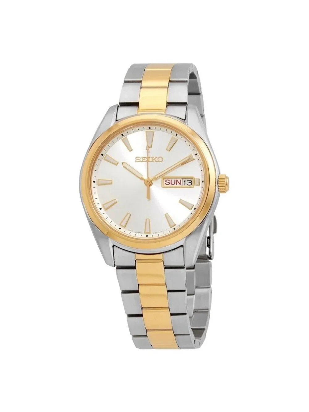 NWT Seiko Neo Classic Quartz Silver Dial Men's Watch